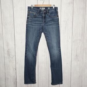 BKE Jake Straight Leg Jeans Mens 33x35 Medium Wash Stretch Denim